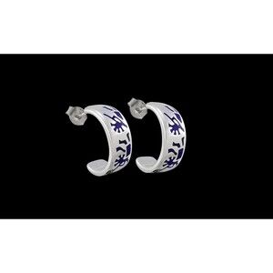 Kokopelli Earrings • 925 Sterling Silver • Native American Symbol • Tribal...